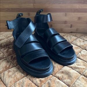 Dr Martens Black Clarissa II Sandals US 8